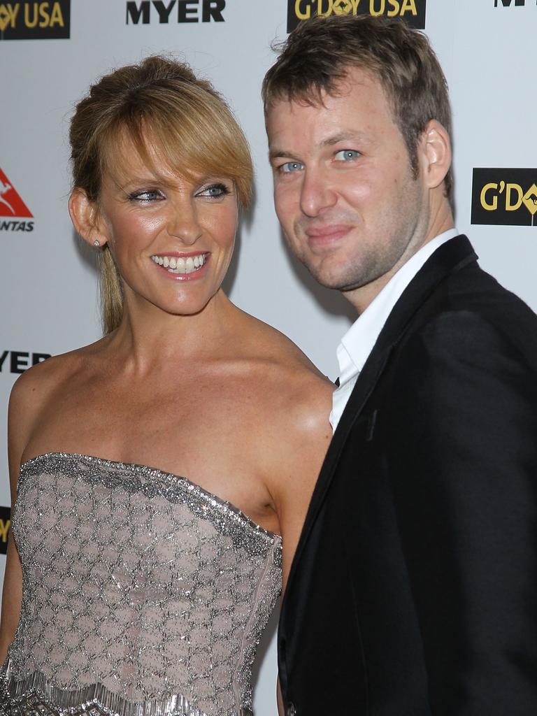 Dave Galafassi with his ex-wife Toni Collette