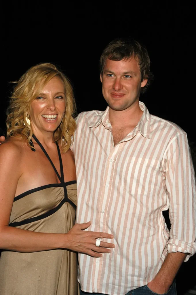 Dave Galafassi with his wife Toni Collette old photo