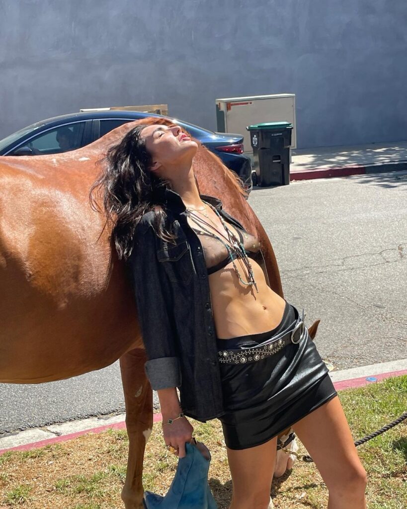 Hailee with horse