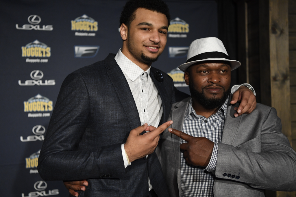Jamal Murray with his Father