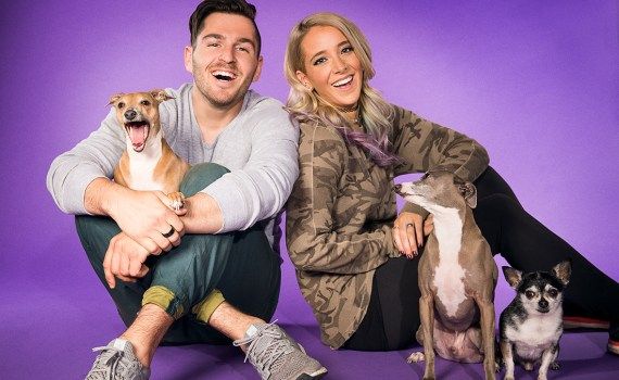 Jenna Marbles with her family