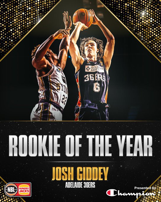 Josh Giddey NBL Rookie of the Year