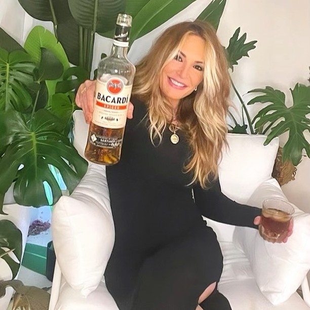 Kate Chastain endorses Bacardi alcohol brand