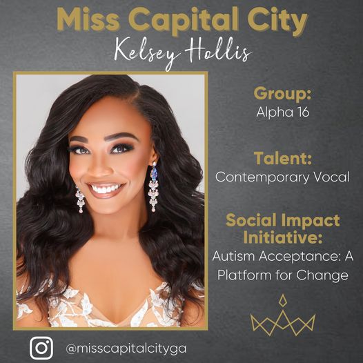 Kelsey Hollis compete for Miss Capital City