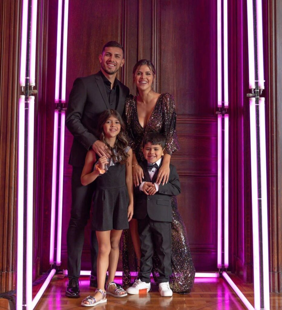 Leandro with his Wife and Children
