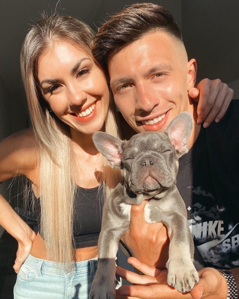 Lisandro with his Girlfriend and dog