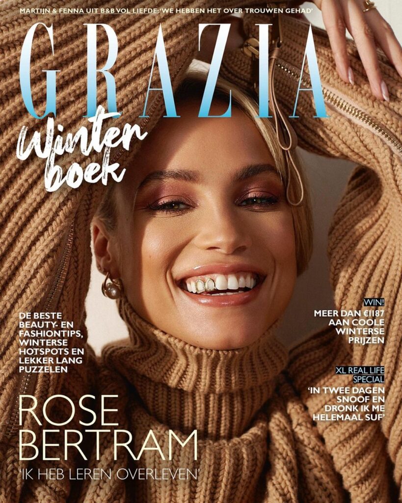 Rose Bertram featured in Grazia Magazine