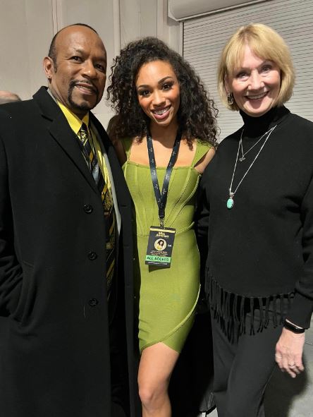 Taryn Delanie Smith with her father and mother