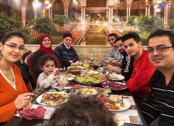 Wissam Ben Yedder with his Family