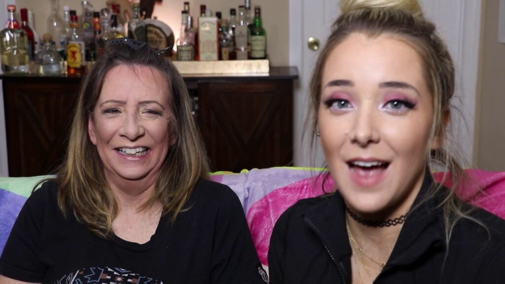 Jenna Marbles with her mother