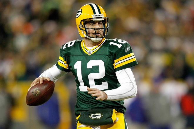 Aaron Rodgers earned Offensive Player of the Week honor in 2011