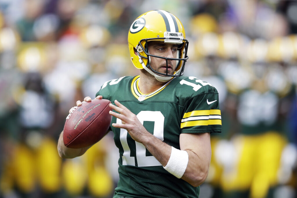 Aaron Rodgers played football for Green Bay Packers in 2014