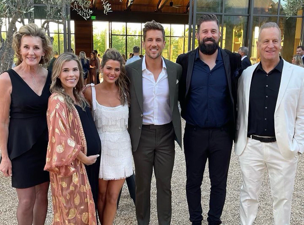 Aaron Rodgers with his family