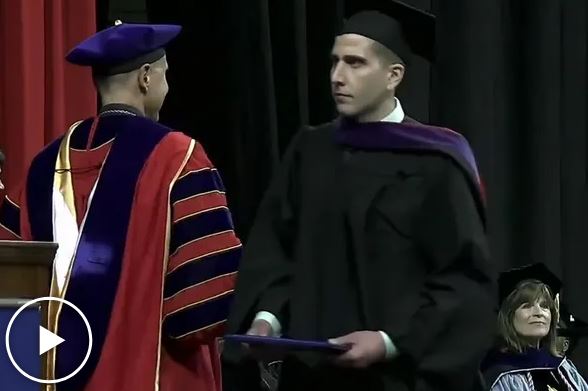 Bryan Kohberger during graduation