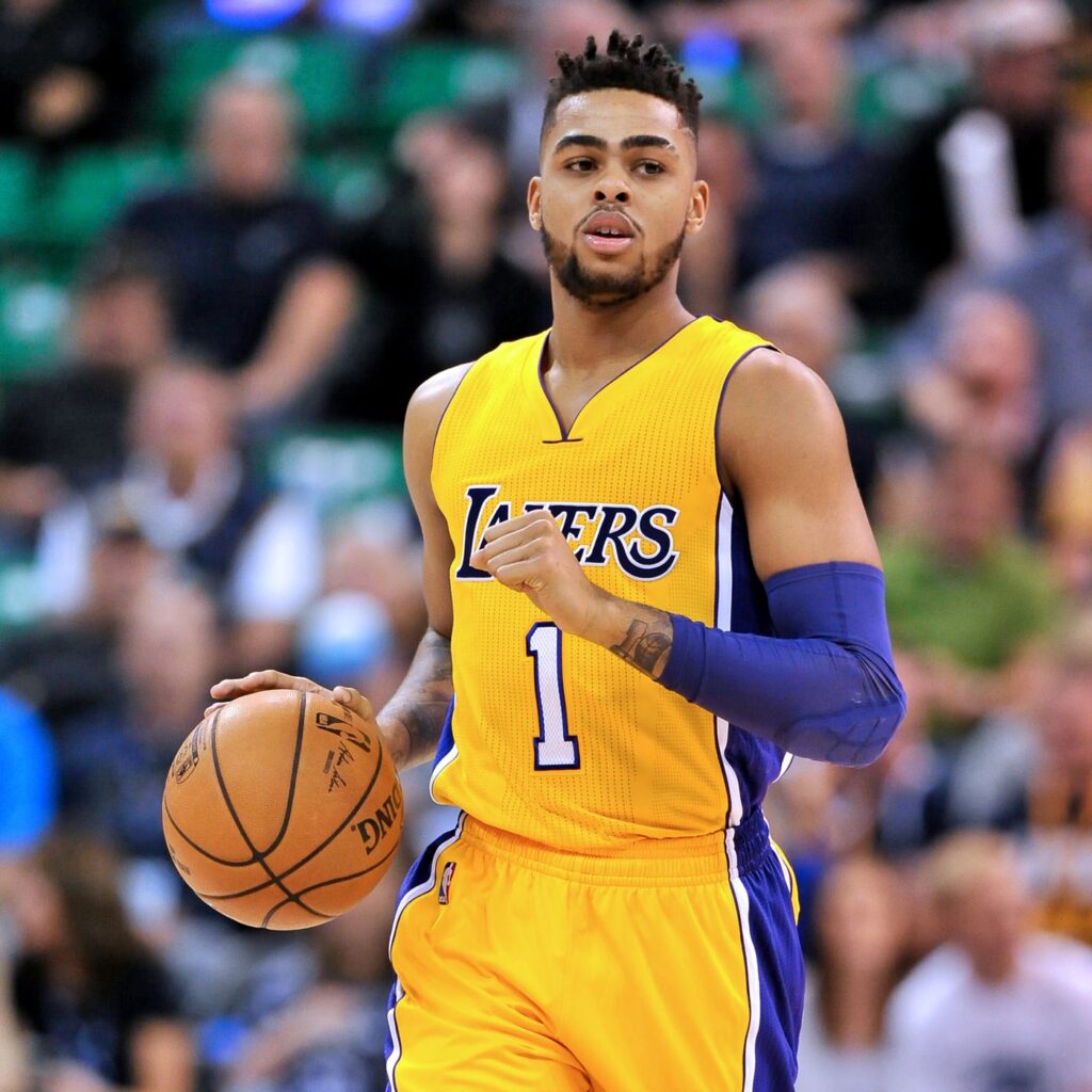 D' Angelo Russell played for Los Angeles Lakers