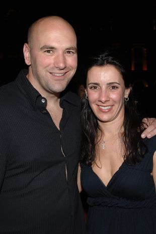 Dana White with his wife