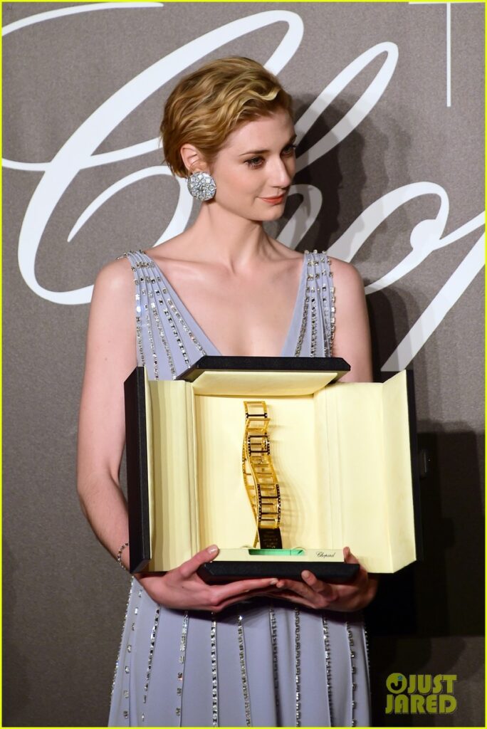 Elizabeth awarded by the Cannes Film Festival's Trophee Chopard