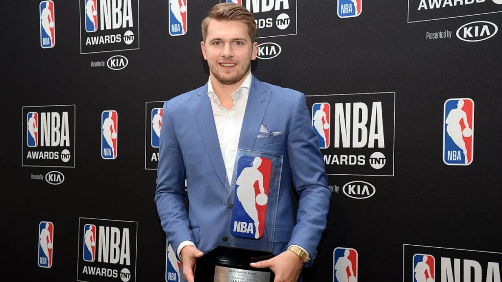 Luka achieved NBA Rookie of the year award