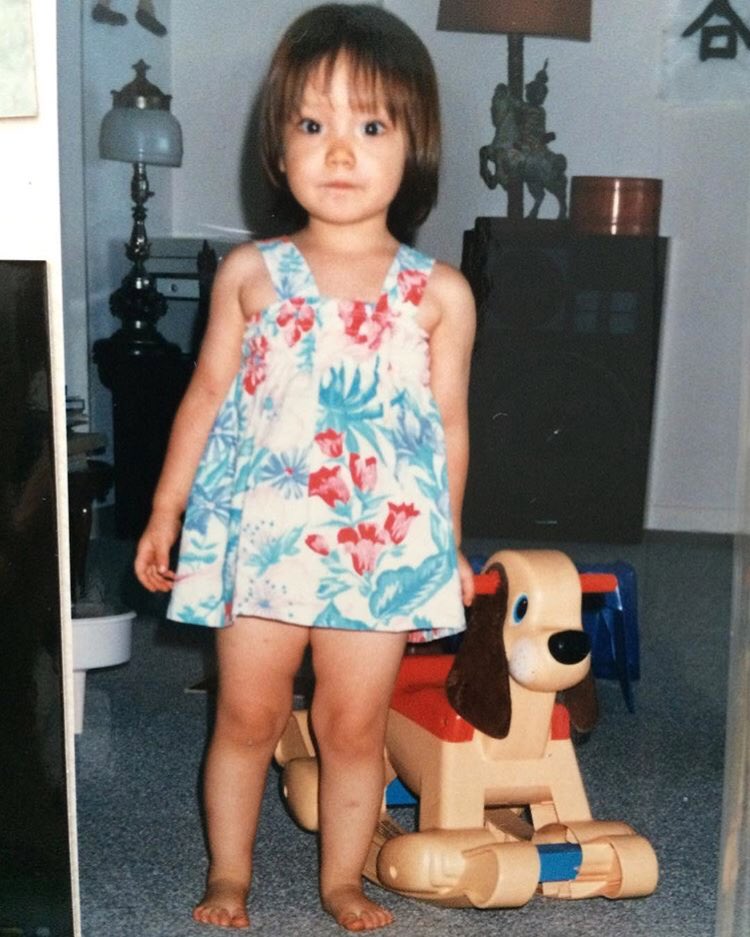 Pom Klementieff's childhood photo