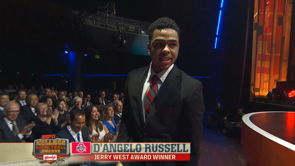 Russell won Jerry West Award