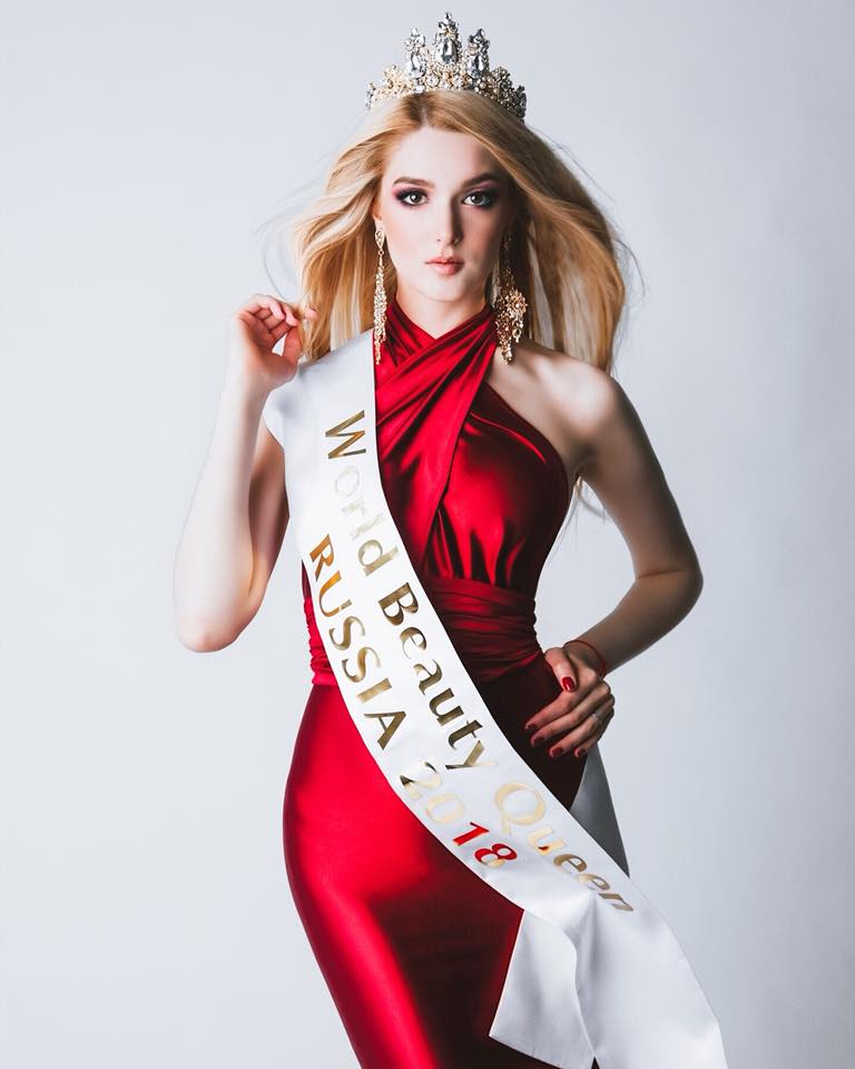 Alisa Manyonok World Beauty Queen of Russia 2018 pageant holder