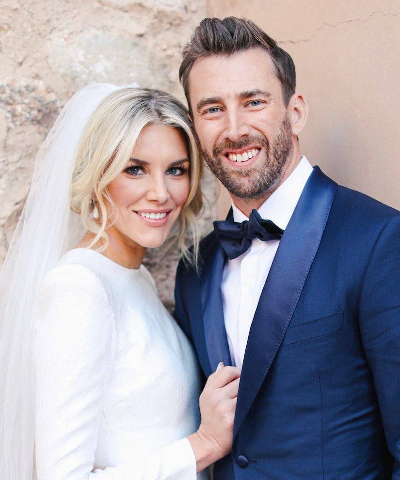 Charissa Thompson with his husband Kyle Thousand