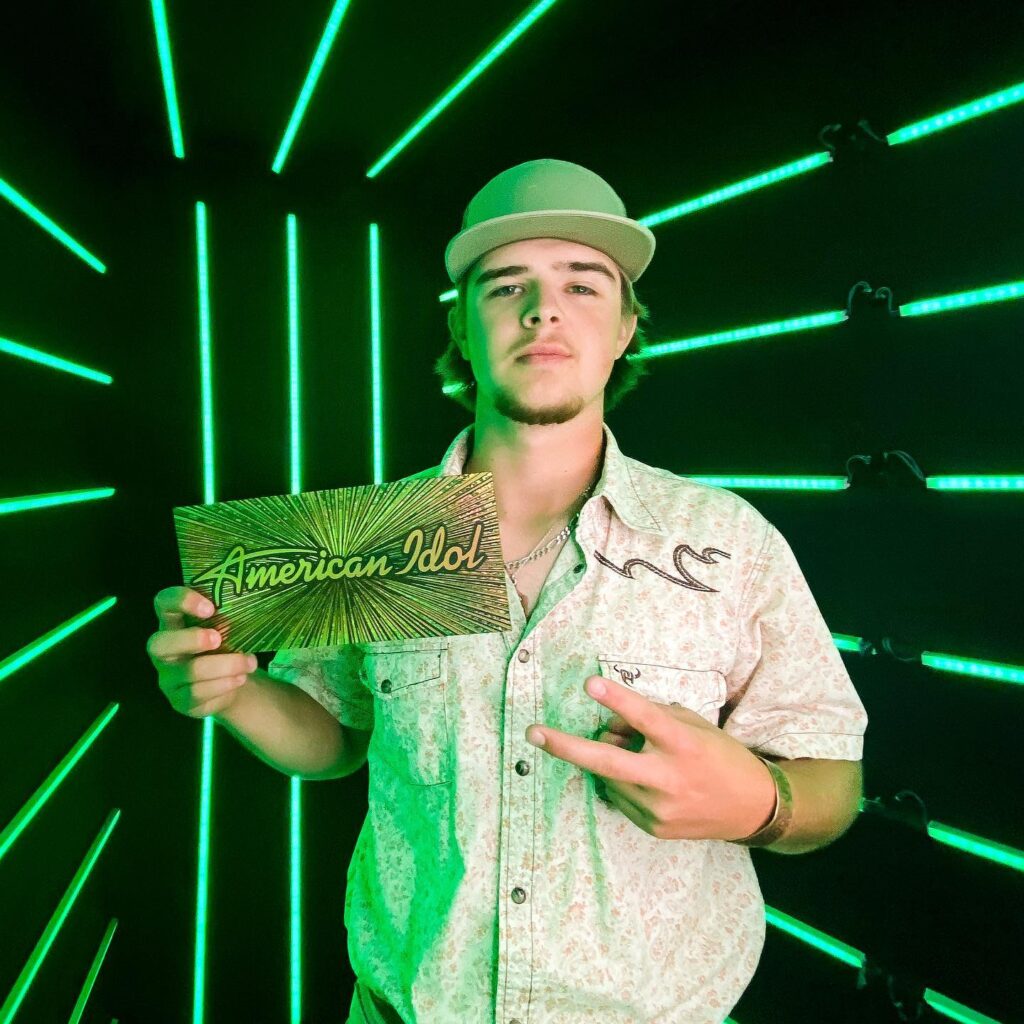 Colin Stough received the Golden Card in American Idol
