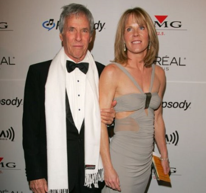 Jane Bacharach with her husband Burt in a red carpet event in 2006