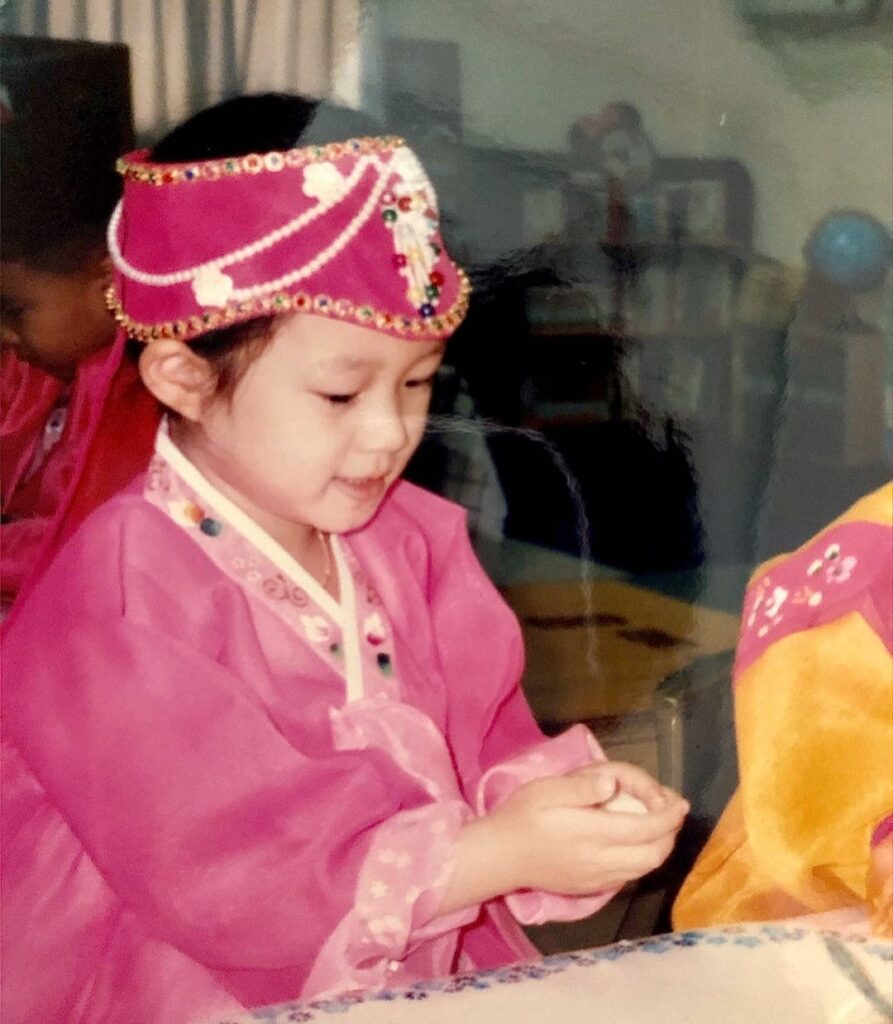 Lee Da In childhood photo