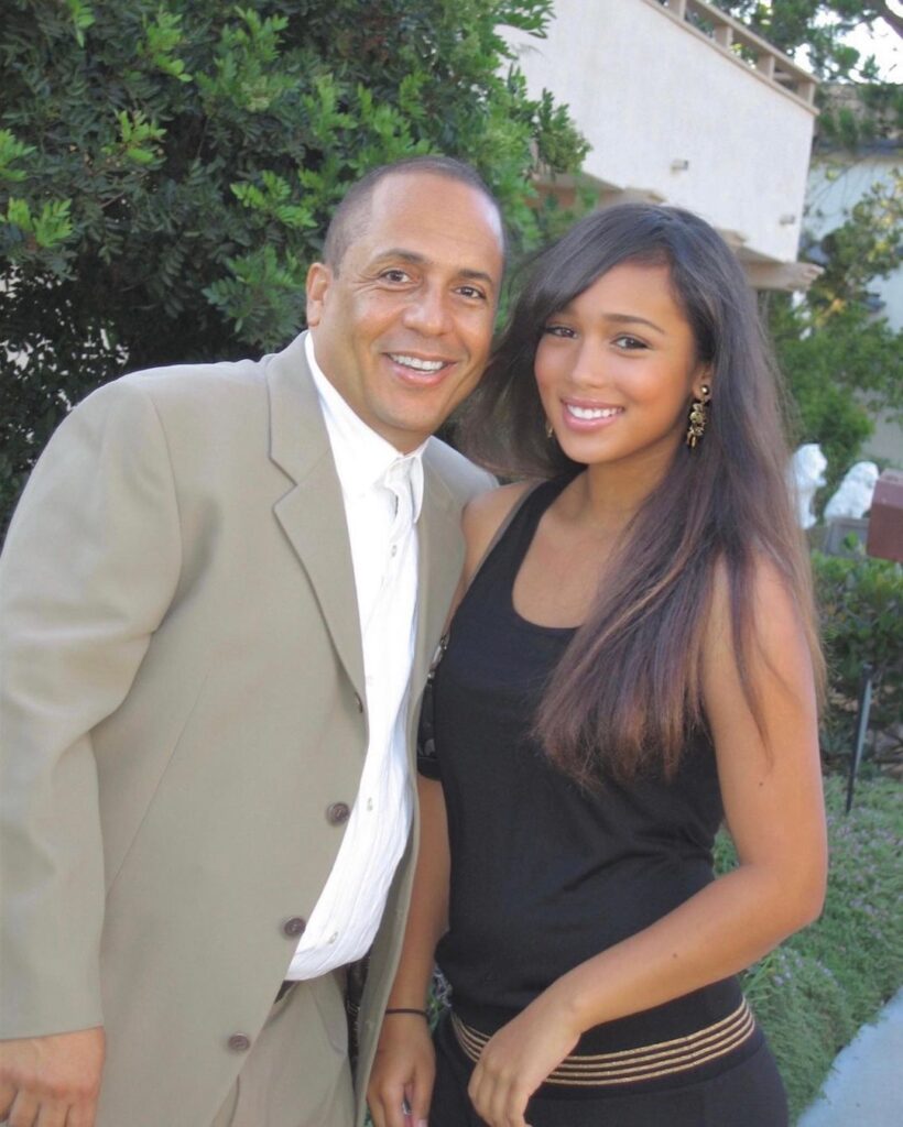 Jordan Craig with her father