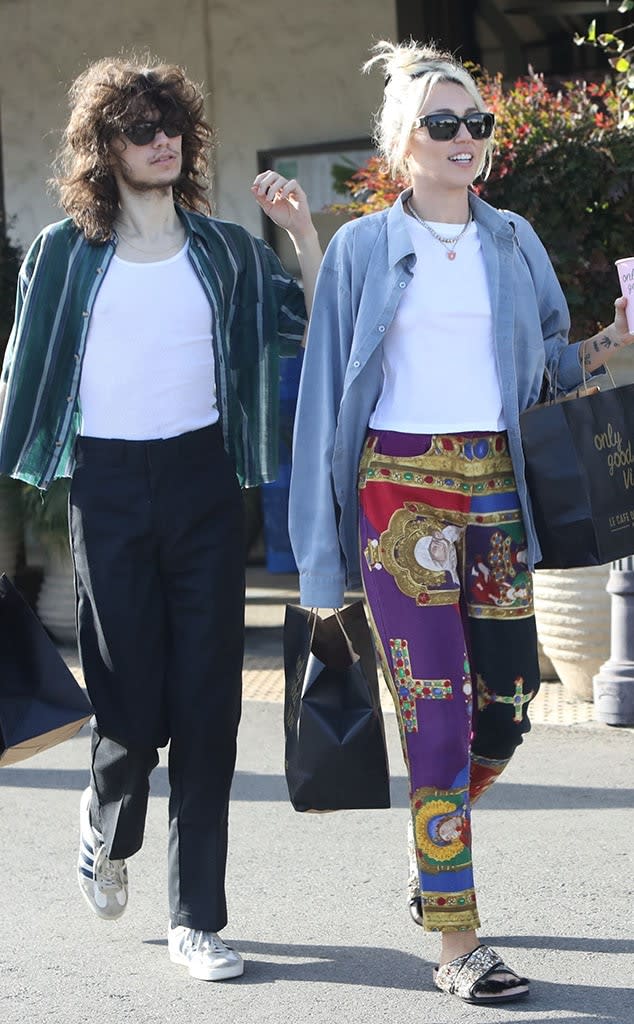 Maxx Morando with Miley Cyrus outing in Malibu