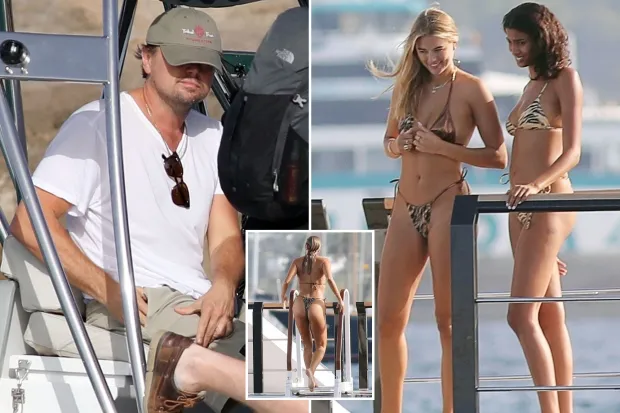 Arabella Chi with Leonardo DiCaprio on a yacht