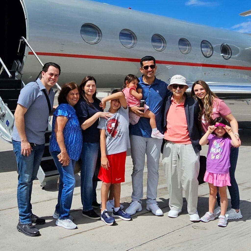 Patrick Bet-David with his family members
