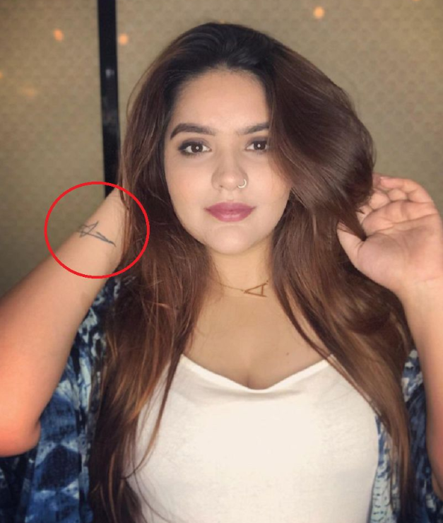 Anjali Anand tattoo on her right hand