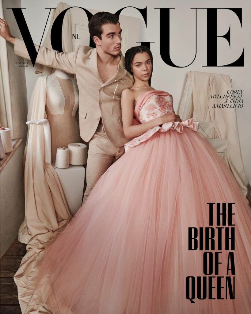 India Amarteifio featured in Vogue Magazine