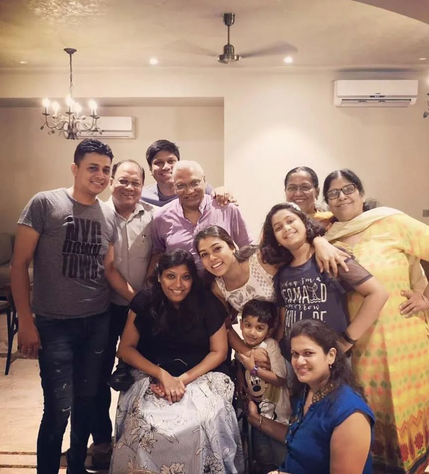 Peyush Bansal with his family