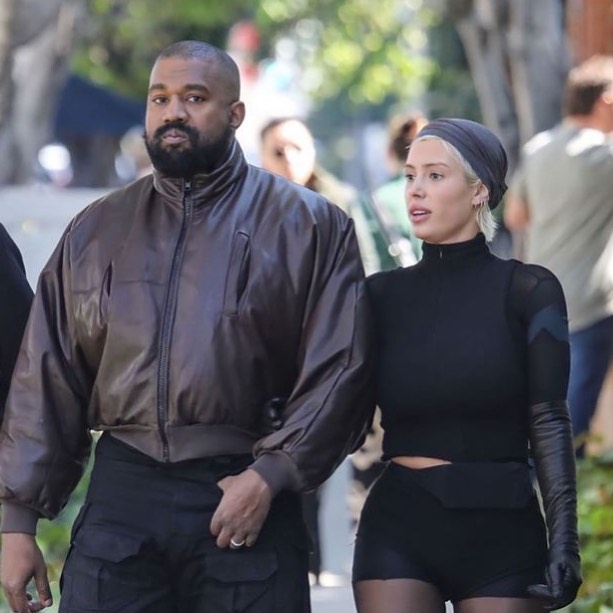 Bianca Censori with partner Kanye West