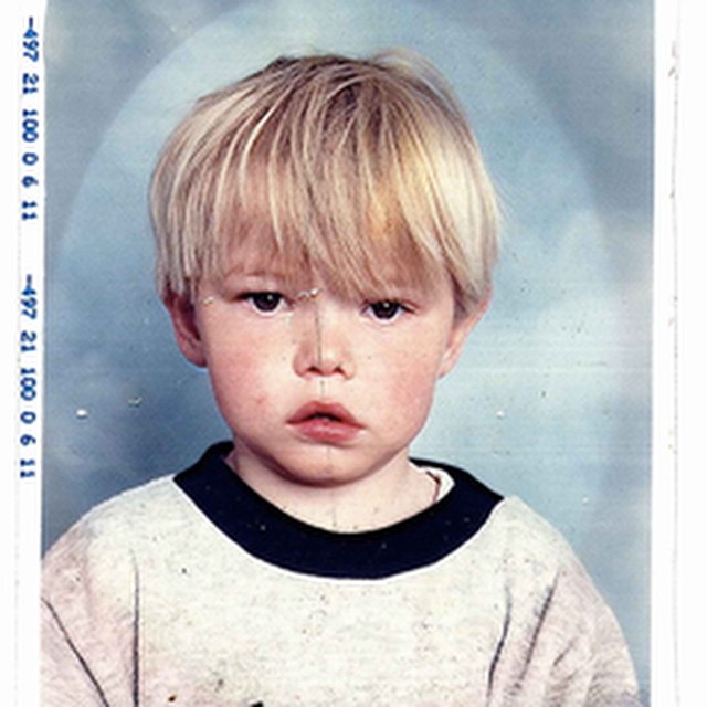 Charlie Heaton childhood photo