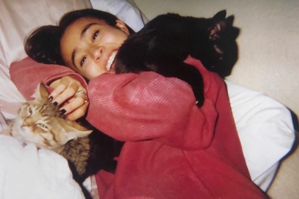 Ciara Riley Wilson old photo with her cat