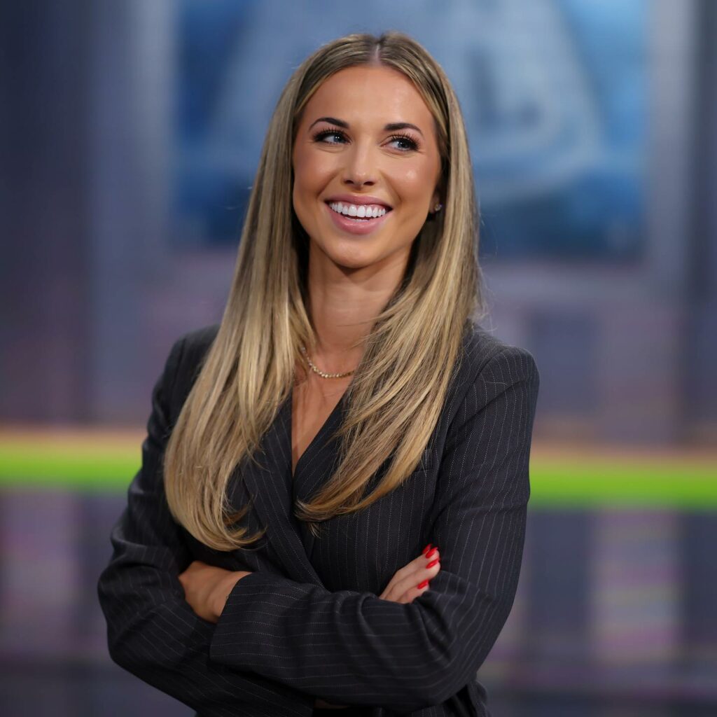 Erin Dolan as a sports journalist
