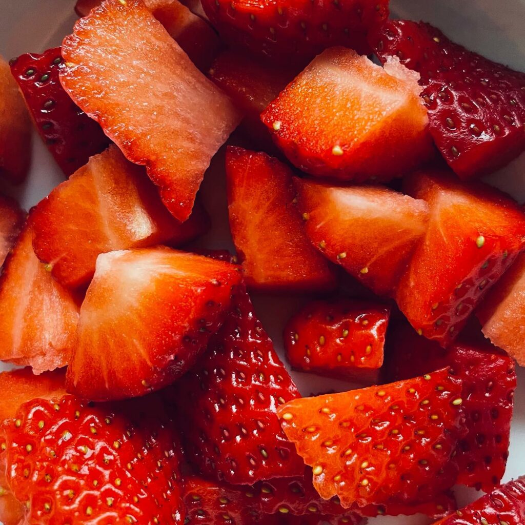 Gio Scotti loves strawberries