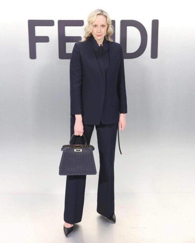 Gwendoline Christie promotes Fendi brand