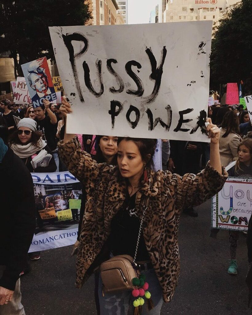 Highdee Kuan in Womens March