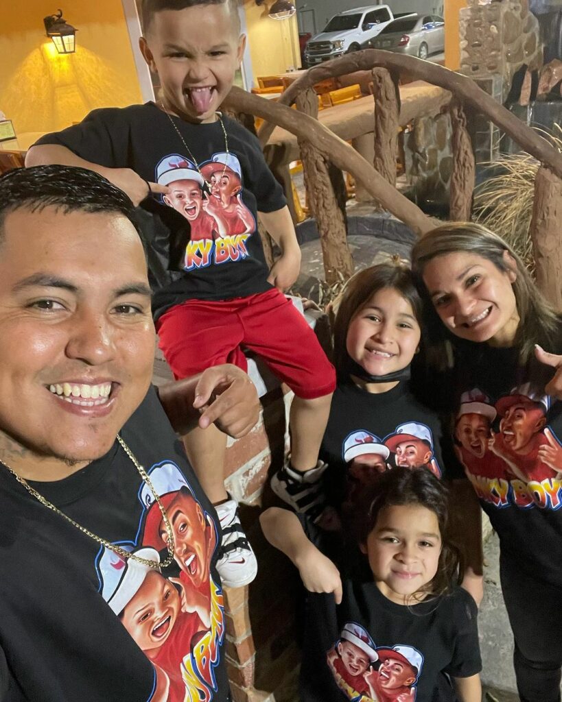 Randy Gonzalez with his family