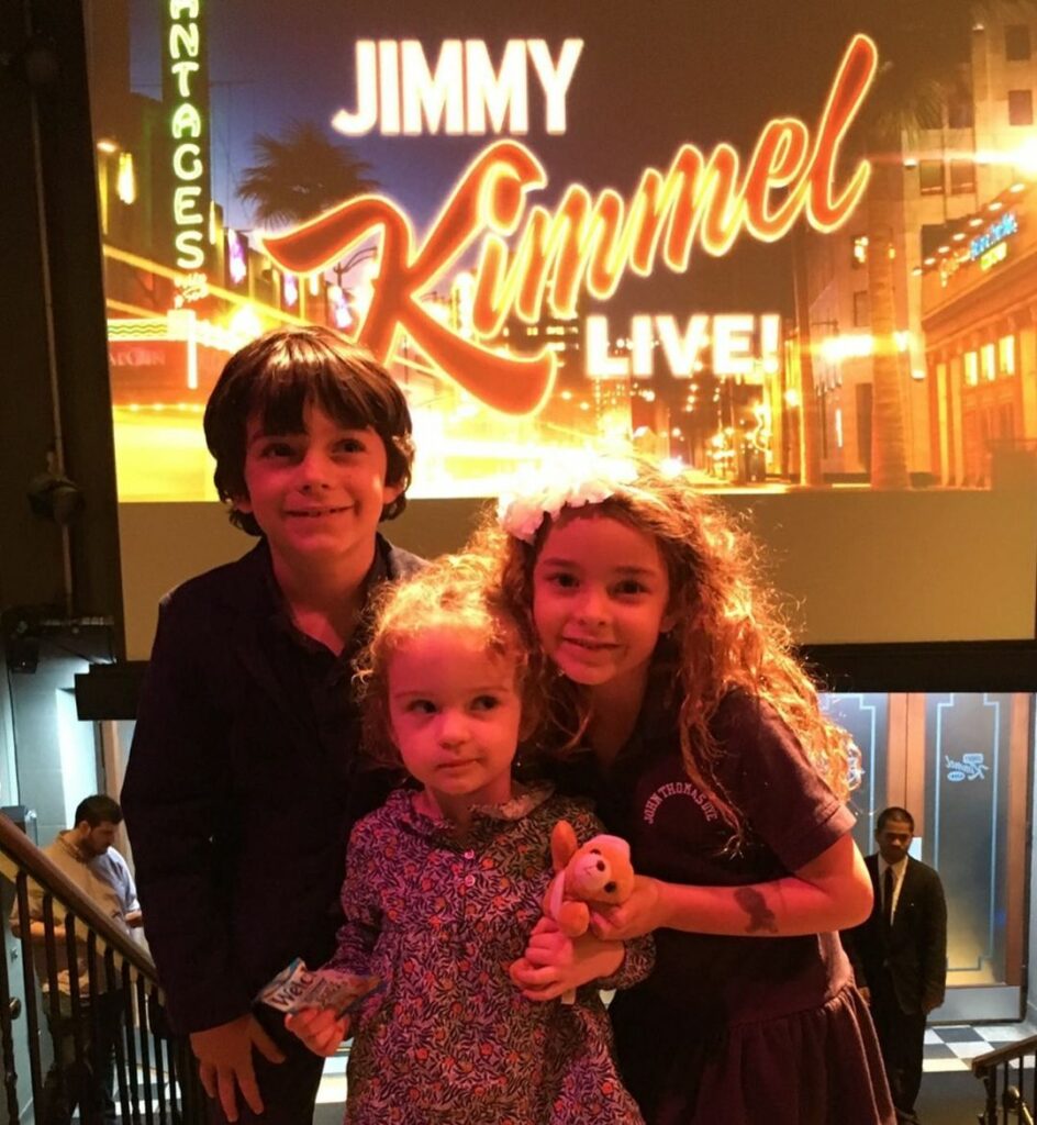 Wesley Kimmel childhood photo in Jimmy Kimmel Live