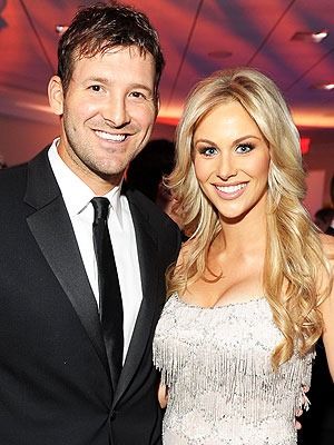 Candice Crawford with her husband Tony Romo