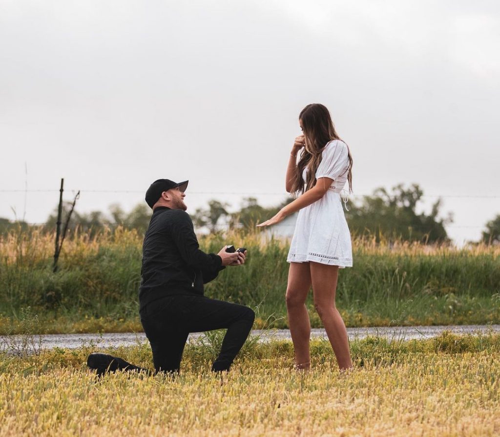 Courtney Little engaged with Cole Swindell