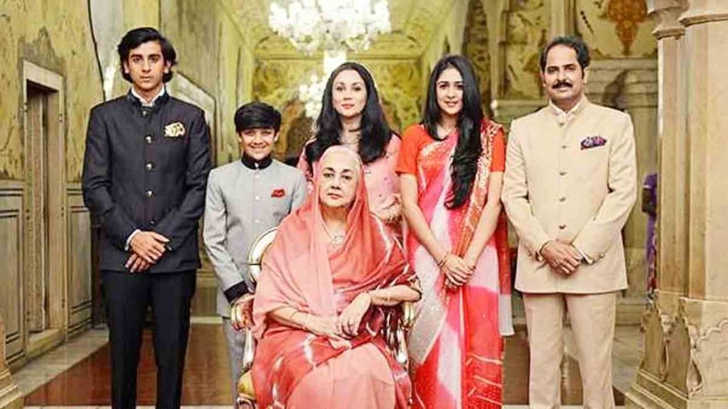 Diya Kumari with her family