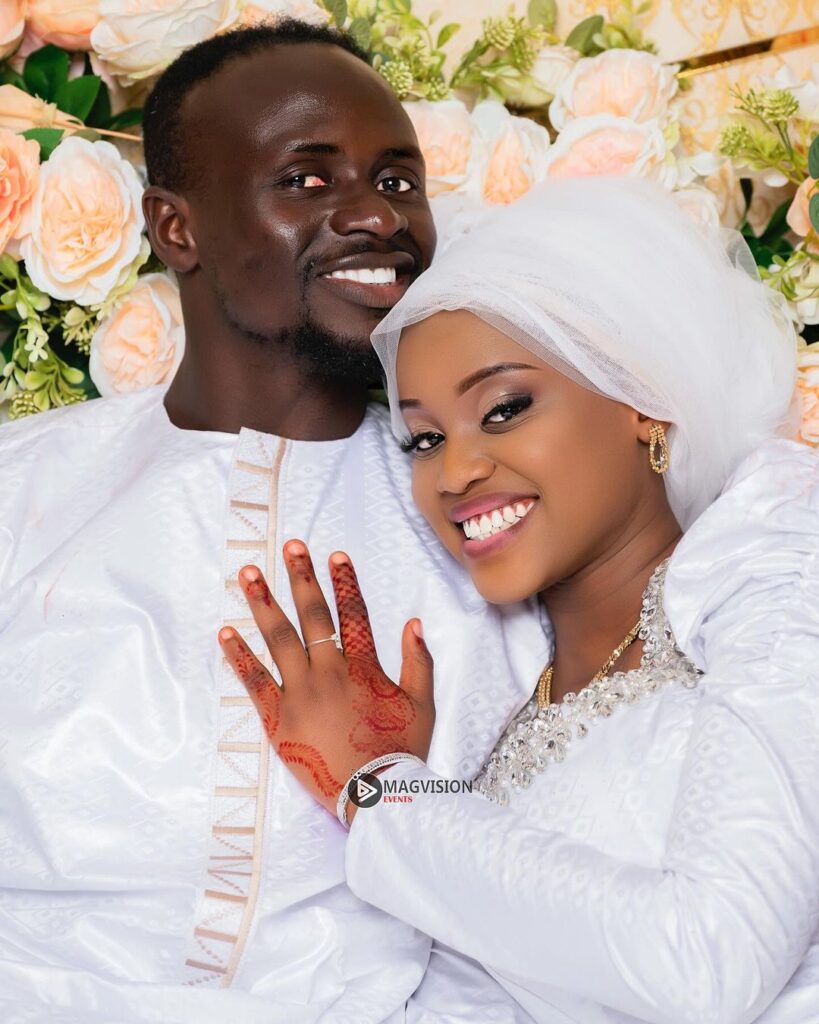 Aisha Tamba romantic photo with her husband Sadio Mane