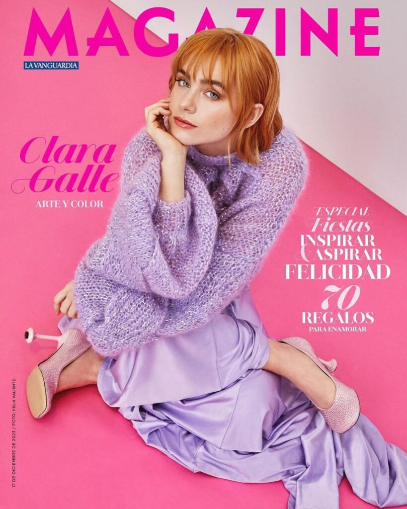 Clara Galle featured in magazine